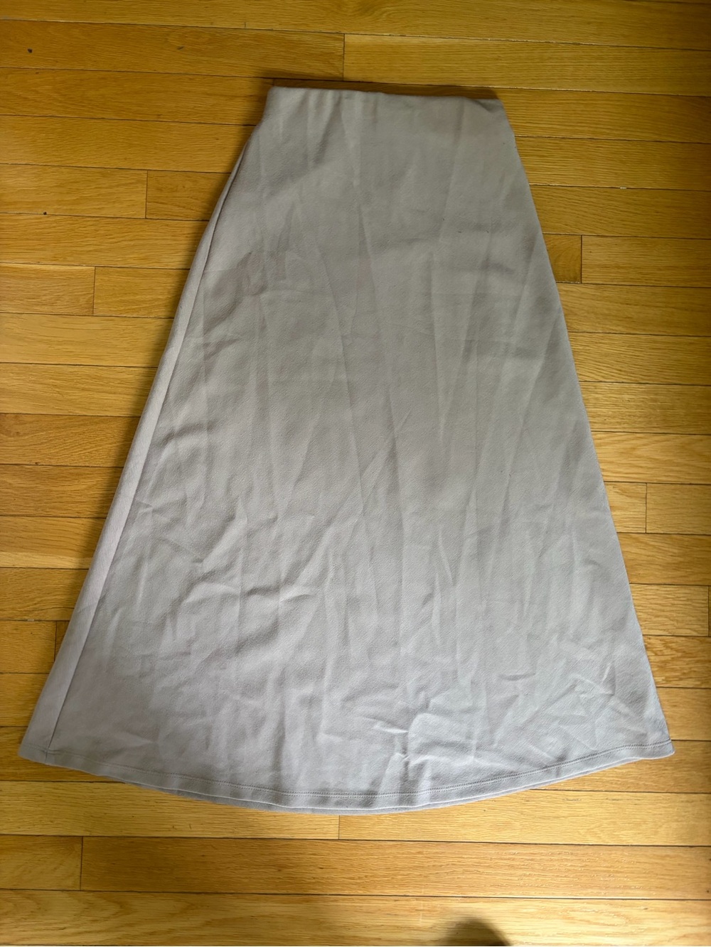 Women's A-Line Midi Skirt — Light taupe/ pinkish - Picture 3 of 4